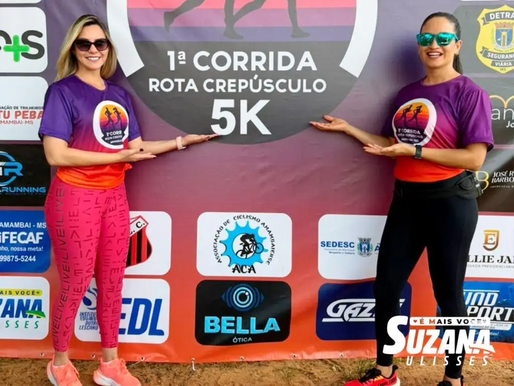 Apoiadora do evento Suzana Ulisses destaca o sucesso da 1ª Corrida Rota Crepúsculo em Amambai Apoiadora do evento Suzana Ulisses destaca o sucesso da 1ª Corrida Rota Crepúsculo em Amambai