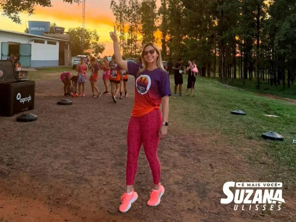 Apoiadora do evento Suzana Ulisses destaca o sucesso da 1ª Corrida Rota Crepúsculo em Amambai Apoiadora do evento Suzana Ulisses destaca o sucesso da 1ª Corrida Rota Crepúsculo em Amambai