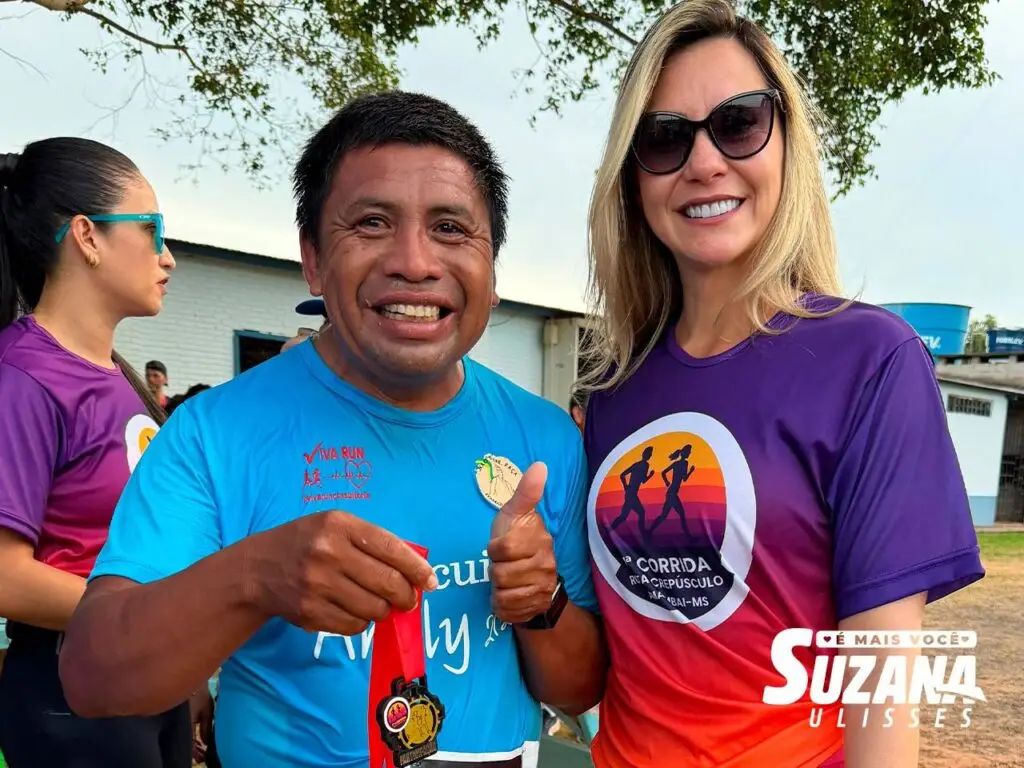 Apoiadora do evento Suzana Ulisses destaca o sucesso da 1ª Corrida Rota Crepúsculo em Amambai Apoiadora do evento Suzana Ulisses destaca o sucesso da 1ª Corrida Rota Crepúsculo em Amambai