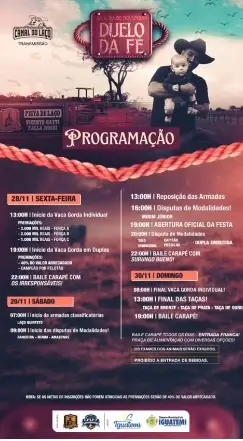 Iguatemi: Encontro do Laço Comprido beneficente na Fazenda Tuneiras agita este final de semana