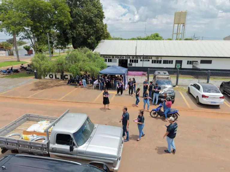 Polícia Civil apoia campanha de combate à violência contra a mulher em Sete Quedas