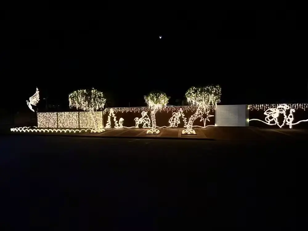 Naviraí: Com 15 mil luzes e anjo gigante moldado no neto, casa da 'tia Célia' viraliza e vira atração natalina Naviraí: Com 15 mil luzes e anjo gigante moldado no neto, casa da 'tia Célia' viraliza e vira atração natalina