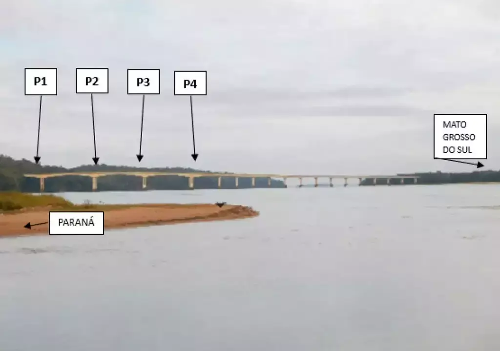 Licitação prevê R$ 999 mil para projetos de proteção em pontes entre MS e PR