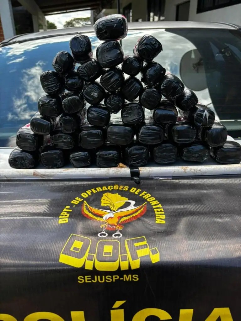 Tacuru: DOF apreende haxixe marroquino que seria levado para São Paulo Tacuru: DOF apreende haxixe marroquino que seria levado para São Paulo