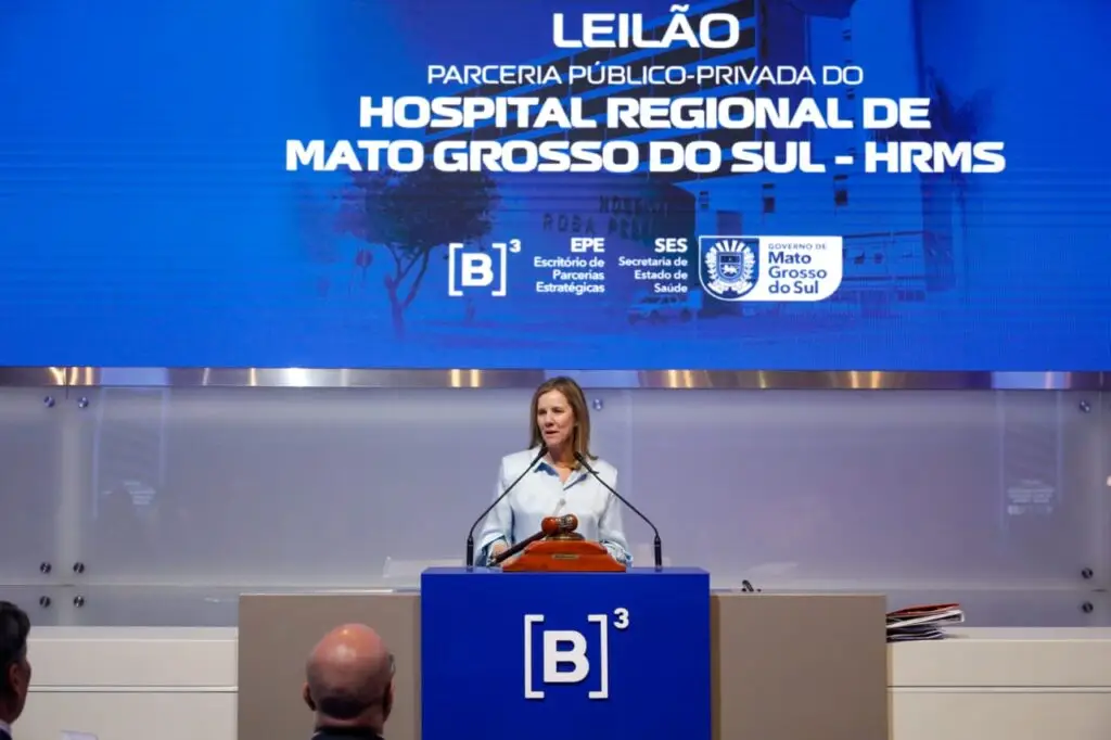 Proposta de R$ 15,9 milhões e com deságio de 22% vence leilão da PPP do Hospital Regional de Mato Grosso do Sul Proposta de R$ 15,9 milhões e com deságio de 22% vence leilão da PPP do Hospital Regional de Mato Grosso do Sul