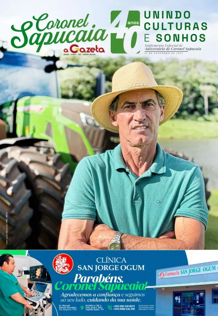 A Gazeta publica suplemento especial pelos 40 anos de Coronel Sapucaia A Gazeta publica suplemento especial pelos 40 anos de Coronel Sapucaia