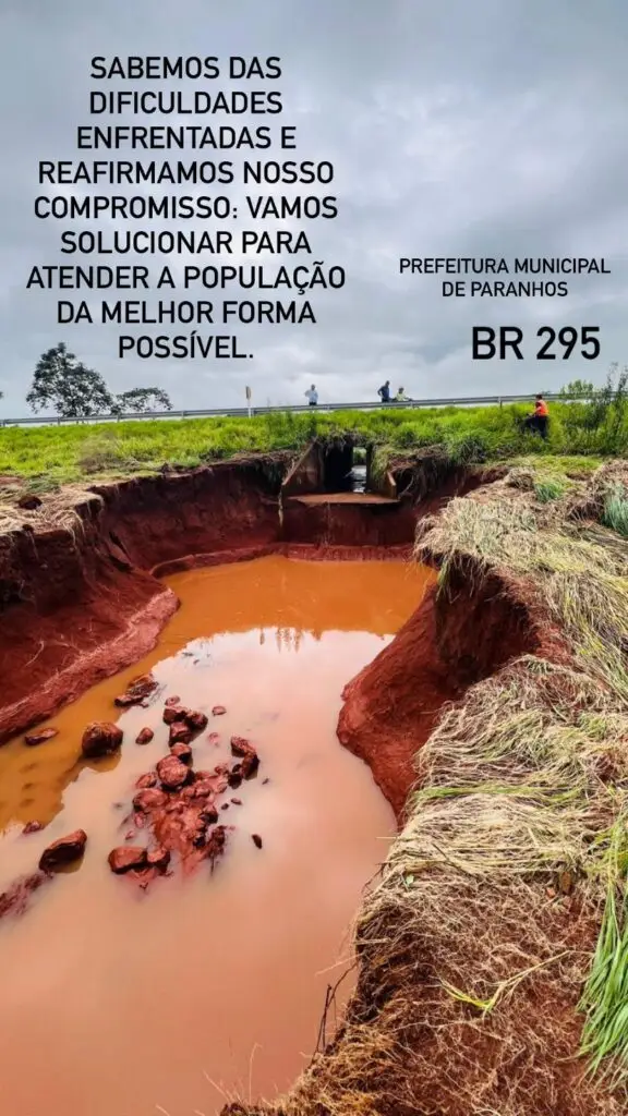 Após grandes estragos provocados pelas chuvas Paranhos pode decretar situação de emergência Após grandes estragos provocados pelas chuvas Paranhos pode decretar situação de emergência