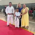 Prefeitura de Amambai realiza entrega de faixas a alunos do judô da Vila Cristina e da Aldeia Limão Verde