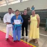 Prefeitura de Amambai realiza entrega de faixas a alunos do judô da Vila Cristina e da Aldeia Limão Verde