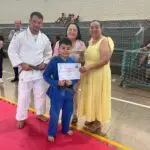 Prefeitura de Amambai realiza entrega de faixas a alunos do judô da Vila Cristina e da Aldeia Limão Verde