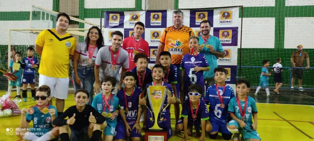28ª Copa Chama de Futsal de Base define as equipes campeãs em Naviraí
