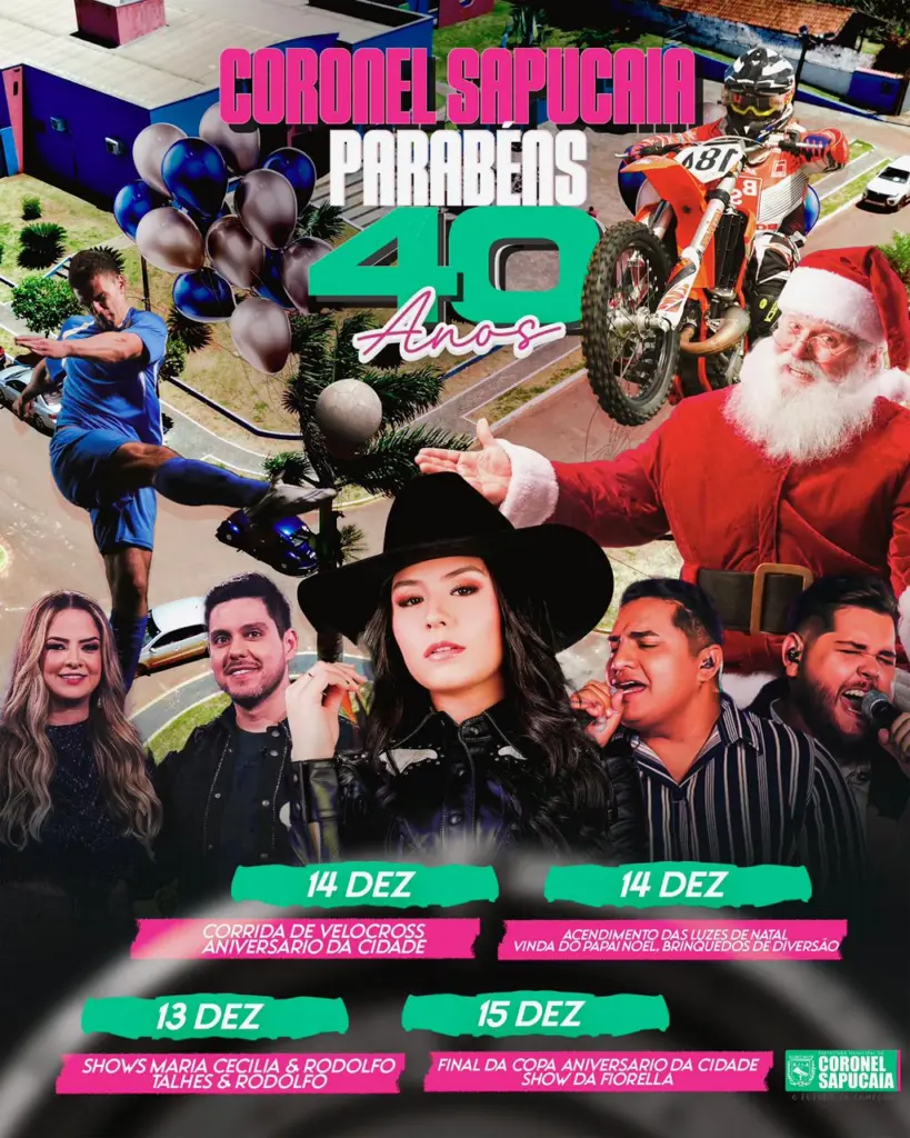 Prefeita Niágara Kraievski anuncia mudança na programação de aniversário de Coronel Sapucaia