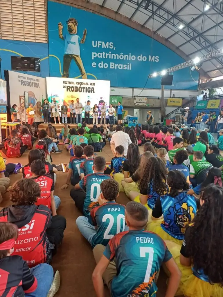 Com apoio da Fundtur, equipes de escolas públicas de MS participaram do 1º Festival Regional Sesi de Robótica
