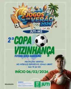 Prefeitura de Juti anuncia calendário oficial dos “Jogos de Verão 2026” com dez modalidades esportivas