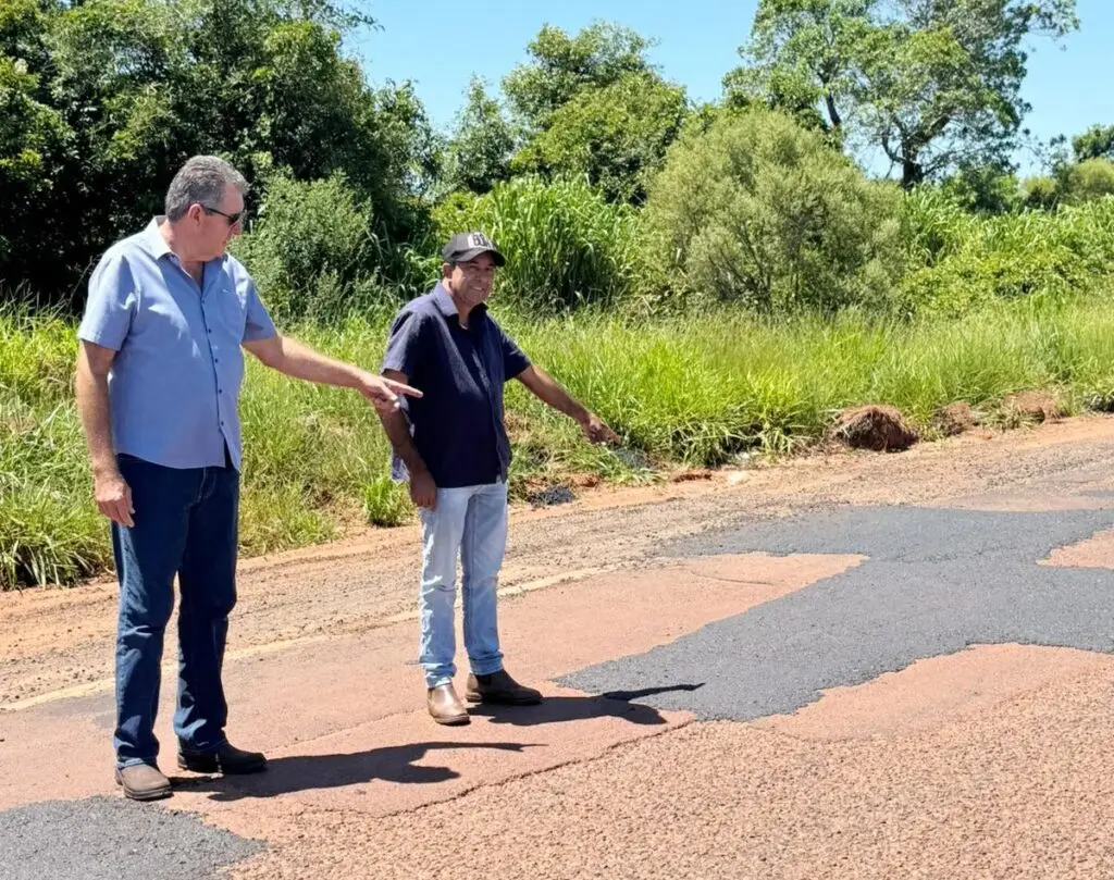 Prefeito Heliomar Klabunde agradece governador e Agesul por ponte e recuperação de rodovia em Paranhos