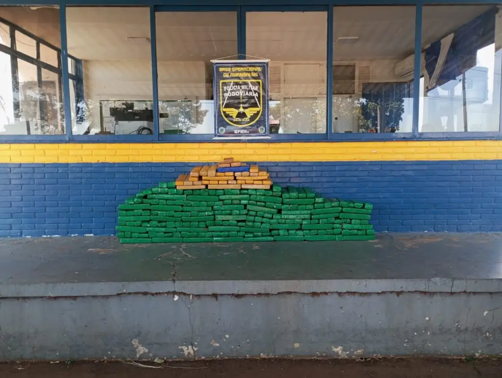 PMRv apreende 250 quilos de maconha e prende duas mulheres entre Amambai e Caarapó