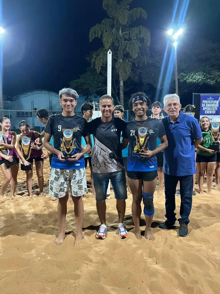 Torneio de vôlei de praia abriu calendário esportivo 2026 da Sedesc em Amambai