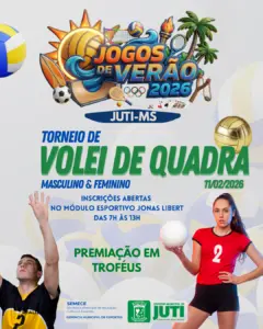 Prefeitura de Juti anuncia calendário oficial dos “Jogos de Verão 2026” com dez modalidades esportivas