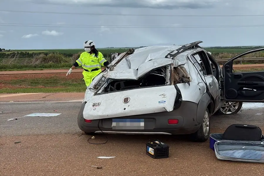 Fatalidade: Casal de Amambai morre em acidente de trânsito na BR-163 em Rondonópolis