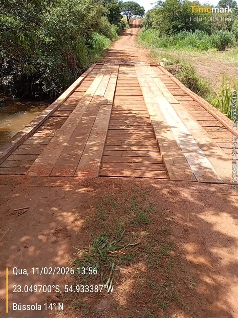 Prefeitura conclui reparos e tráfego é liberado na ponte sobre o Rio Jaguari em Amambai