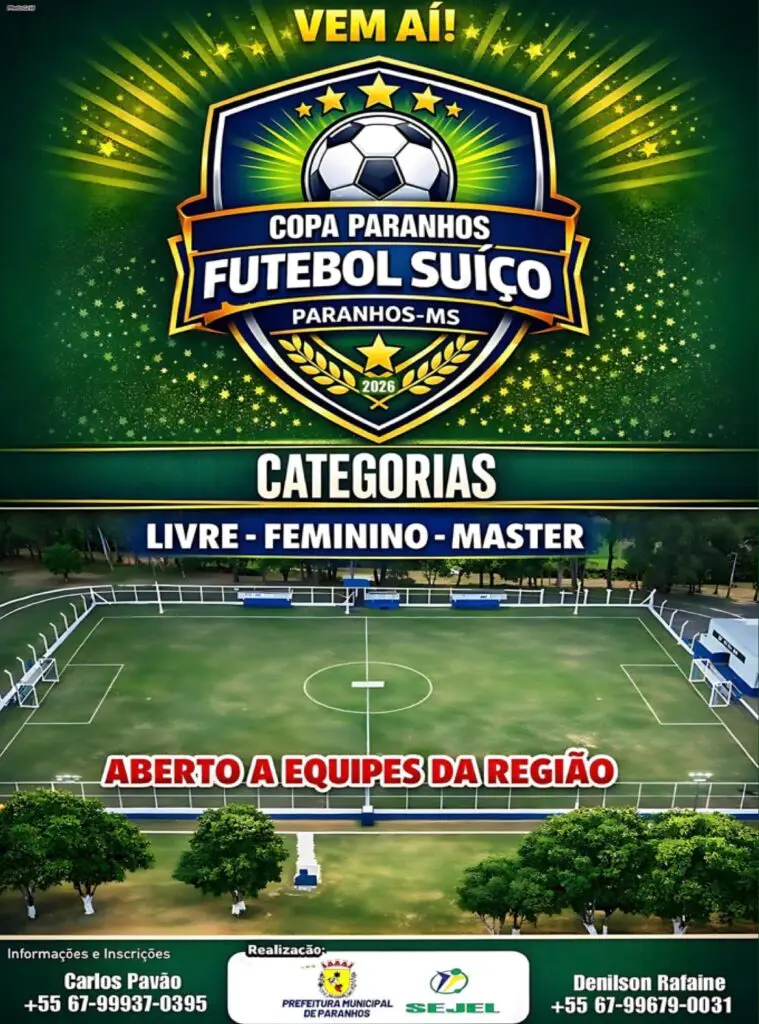 Copa Paranhos de Suíço segue com inscrições aberta até esta segunda-feira