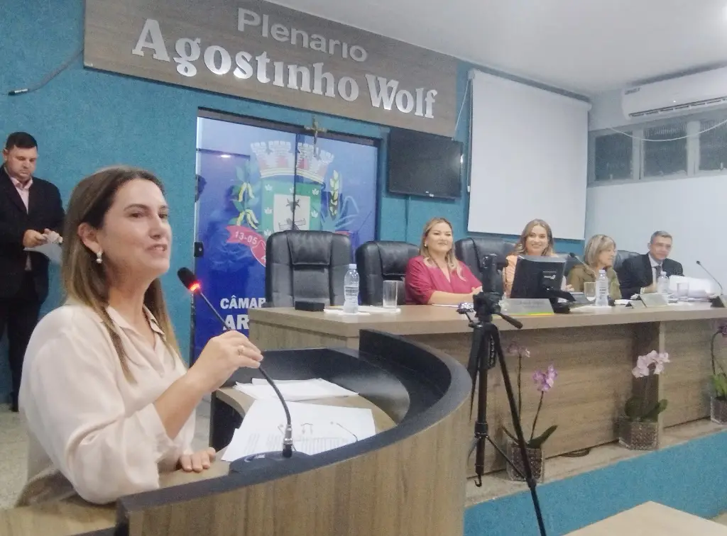 Sessão solene marca a abertura do ano legislativo 2026 na Câmara de Aral Moreira Sessão solene marca a abertura do ano legislativo 2026 na Câmara de Aral Moreira