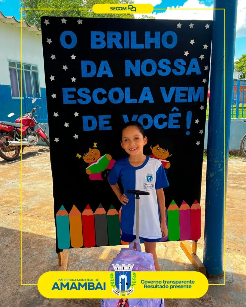 Cerca de 7 mil estudantes retornam às aulas na Rede Municipal de Amambai