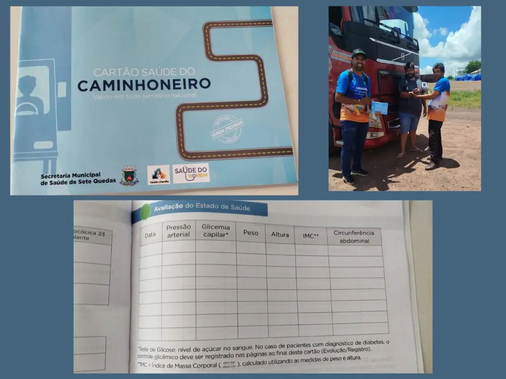 Projeto “Saúde do Caminhoneiro” atende 182 trabalhadores e reforça cuidado preventivo em Sete Quedas
