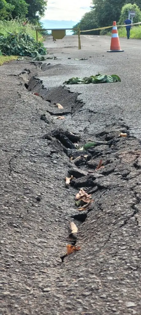 DETRAT realiza segurança viária após chuva torrencial em Amambai