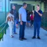 Paranhos: Prefeito acompanha início do ano letivo e entrega novos mobiliários na Escola Mitsuro Saito Paranhos: Prefeito acompanha início do ano letivo e entrega novos mobiliários na Escola Mitsuro Saito