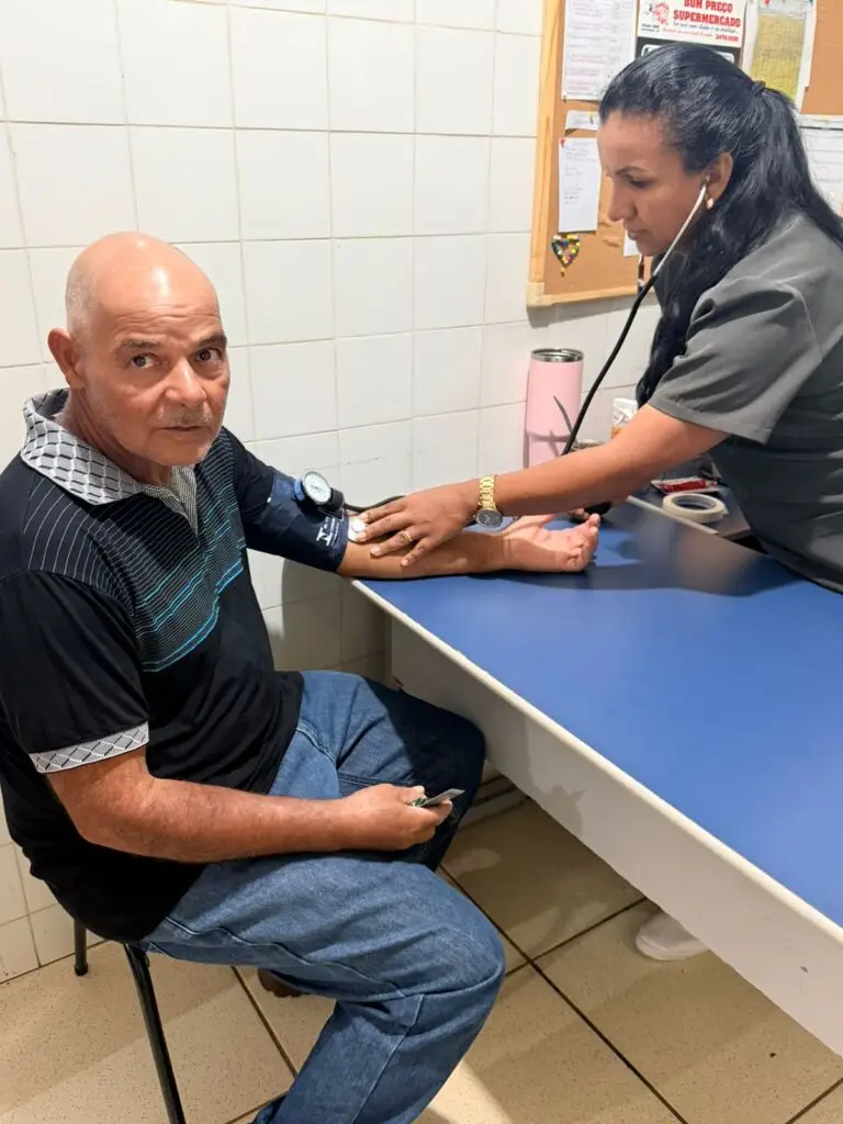 Em Sete Quedas, trabalhadores da reciclagem recebem atendimento em Saúde