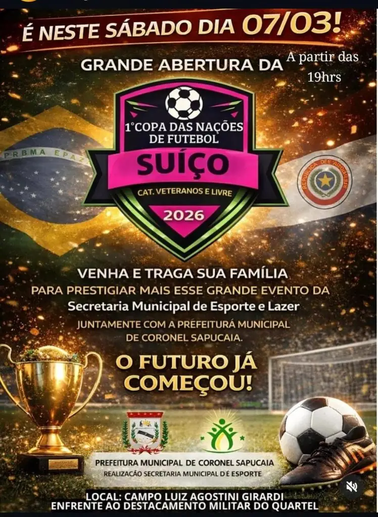 Copa das Nações de Suíço abre hoje o calendário esportivo 2026 em Coronel Sapucaia