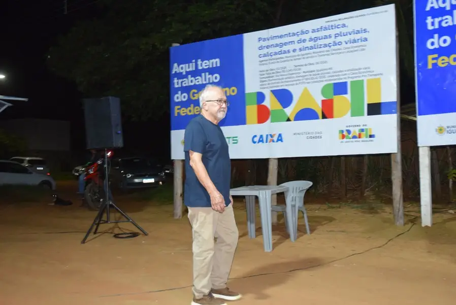 Iguatemi: Prefeito Lídio Ledesma lança oficialmente pavimentação asfáltica no bairro da Vila Nova Esperança