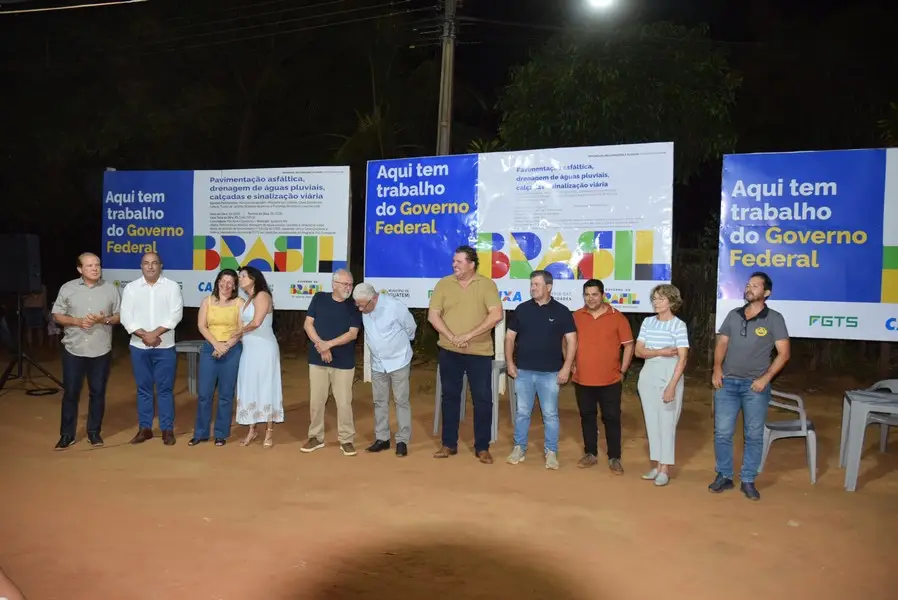 Iguatemi: Prefeito Lídio Ledesma lança oficialmente pavimentação asfáltica no bairro da Vila Nova Esperança