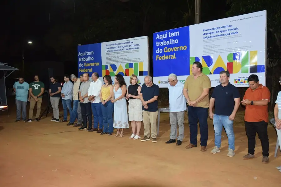 Iguatemi: Prefeito Lídio Ledesma lança oficialmente pavimentação asfáltica no bairro da Vila Nova Esperança