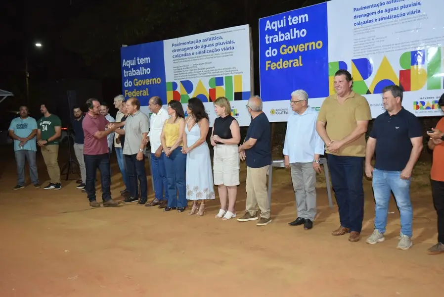 Iguatemi: Prefeito Lídio Ledesma lança oficialmente pavimentação asfáltica no bairro da Vila Nova Esperança