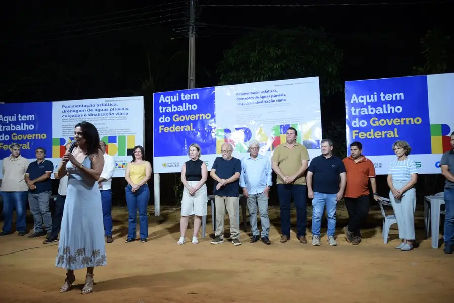 Iguatemi: Prefeito Lídio Ledesma lança oficialmente pavimentação asfáltica no bairro da Vila Nova Esperança