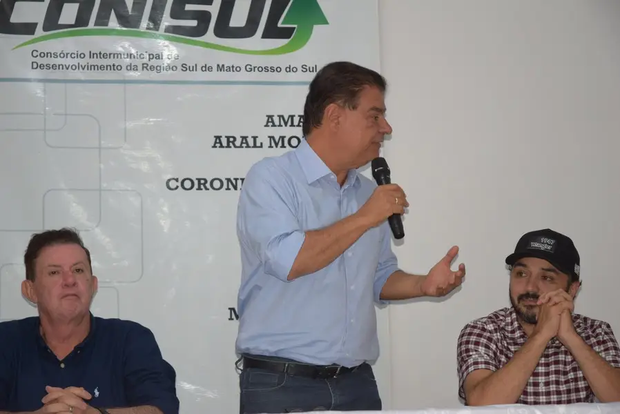 Iguatemi recebe o senador Nelsinho Trad para anunciar a liberação de emenda federal no valor de R$ 4,9 milhões para o Conisul