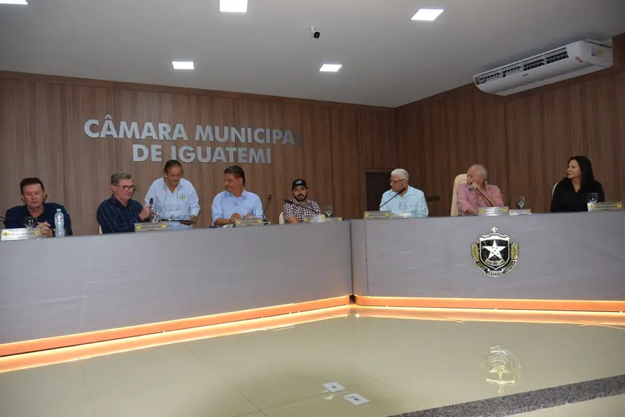 Iguatemi recebe o senador Nelsinho Trad para anunciar a liberação de emenda federal no valor de R$ 4,9 milhões para o Conisul