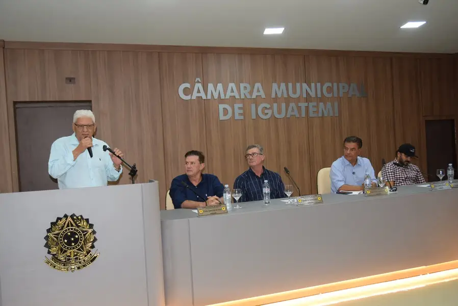 Iguatemi recebe o senador Nelsinho Trad para anunciar a liberação de emenda federal no valor de R$ 4,9 milhões para o Conisul