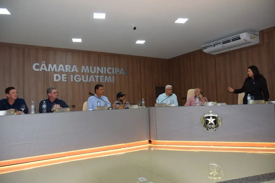 Iguatemi recebe o senador Nelsinho Trad para anunciar a liberação de emenda federal no valor de R$ 4,9 milhões para o Conisul