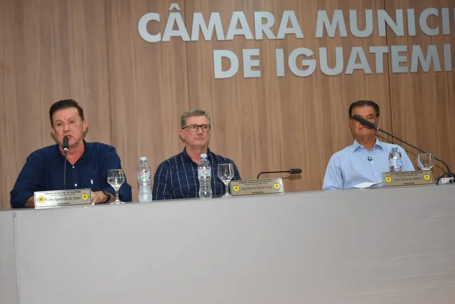 Iguatemi recebe o senador Nelsinho Trad para anunciar a liberação de emenda federal no valor de R$ 4,9 milhões para o Conisul