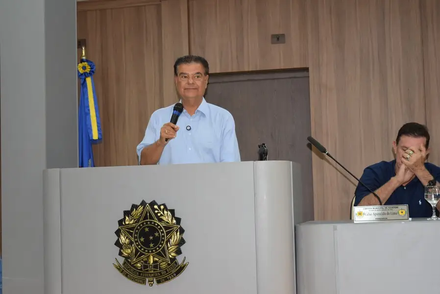 Iguatemi recebe o senador Nelsinho Trad para anunciar a liberação de emenda federal no valor de R$ 4,9 milhões para o Conisul