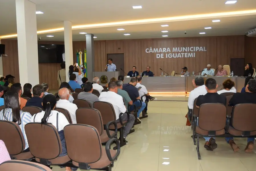 Iguatemi recebe o senador Nelsinho Trad para anunciar a liberação de emenda federal no valor de R$ 4,9 milhões para o Conisul