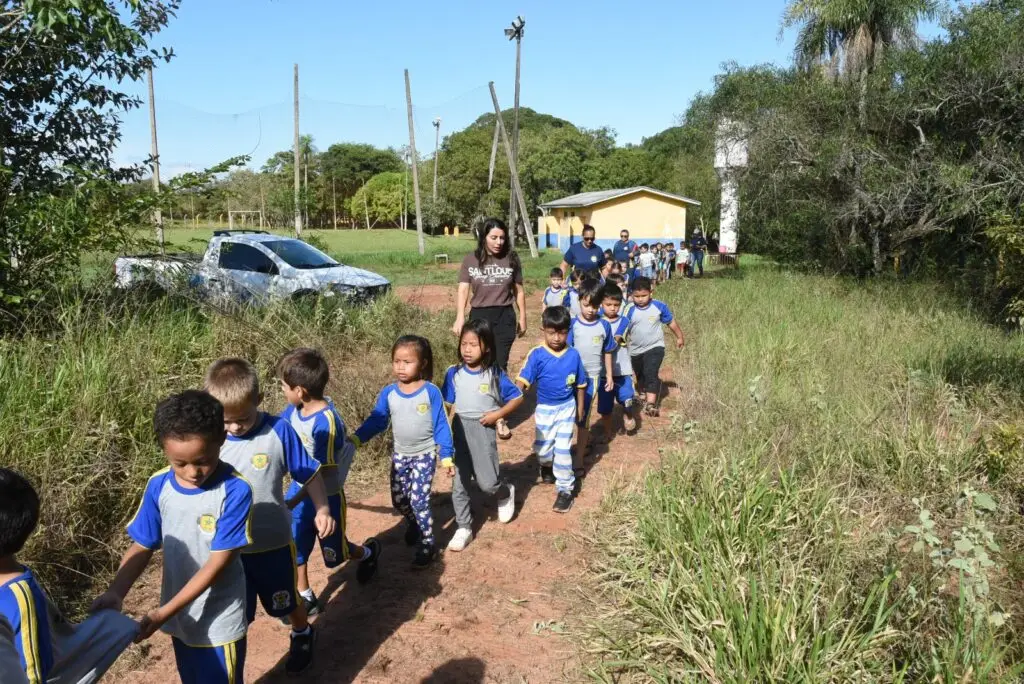 Iguatemi: Alunos do Pré I e Pré II da Educação Infantil Sala Arco-Íris participaram de aula sobre preservação ambiental