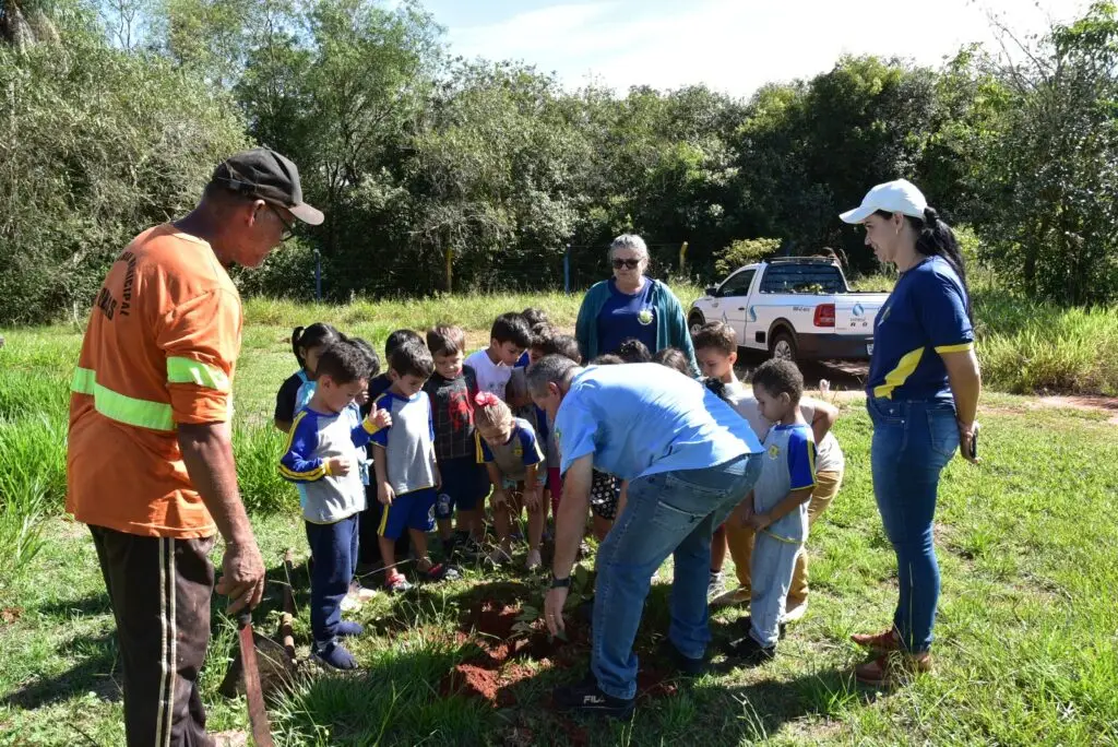 Iguatemi: Alunos do Pré I e Pré II da Educação Infantil Sala Arco-Íris participaram de aula sobre preservação ambiental