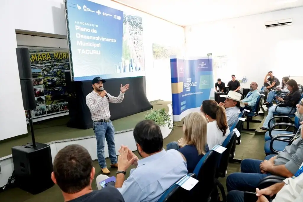 Tacuru lança Plano de Desenvolvimento Municipal em parceria com Sebrae/MS e Governo do Estado