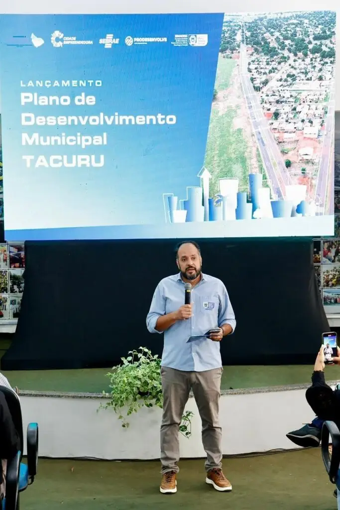 Tacuru lança Plano de Desenvolvimento Municipal em parceria com Sebrae/MS e Governo do Estado