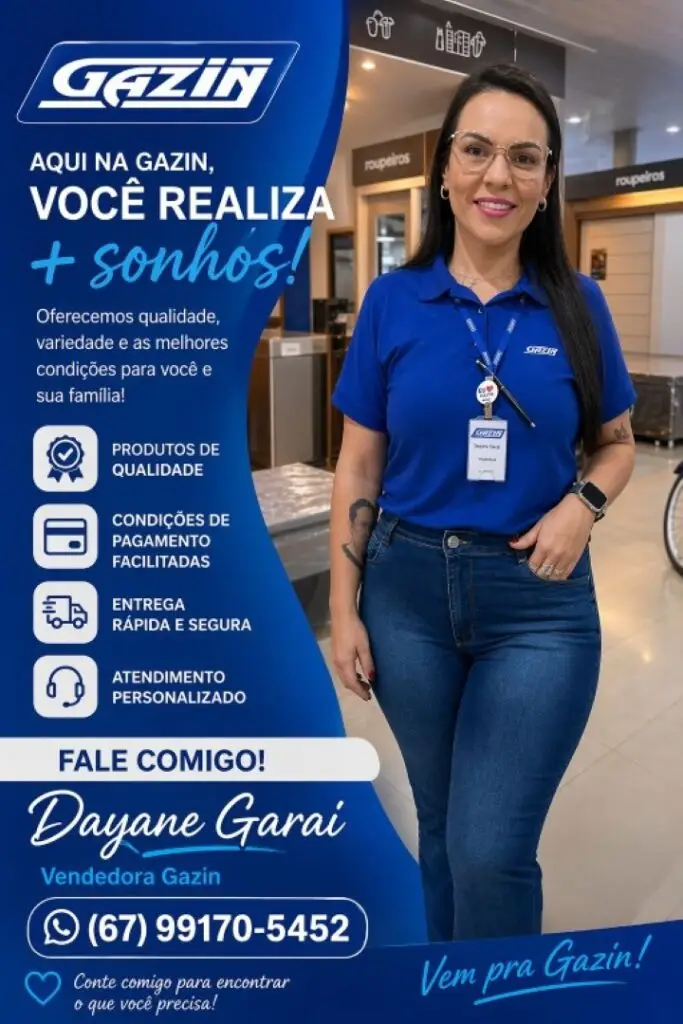 Gazin lança campanha “Fecha Mês” com ofertas especiais até esta quinta-feira