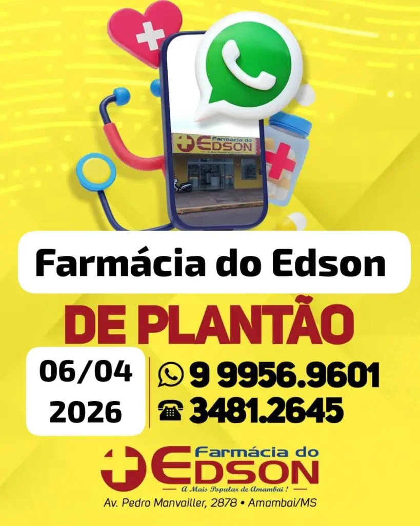 Confira a farmácia de plantão hoje em Amambai